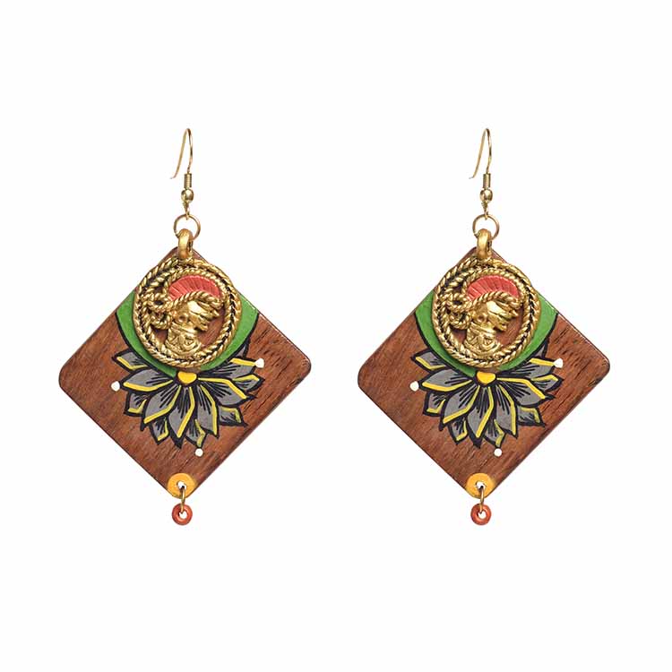 Butterfly-I' Handcrafted Tribal Wooden Earrings - Fashion & Lifestyle - 4