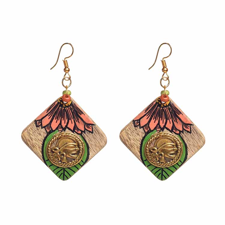 Butterfly-V' Handcrafted Tribal Wooden Earrings - Fashion & Lifestyle - 2