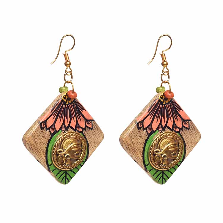 Butterfly-V' Handcrafted Tribal Wooden Earrings - Fashion & Lifestyle - 4