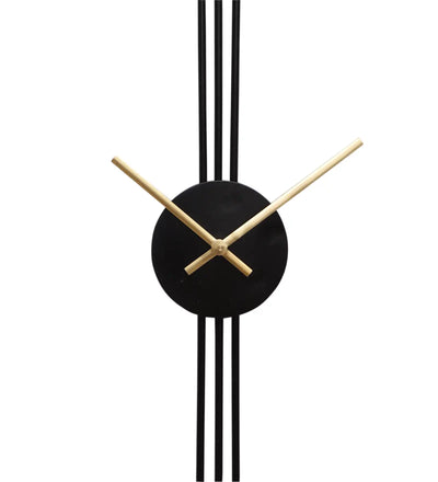 Ring & Stripes Metal Wall Clock