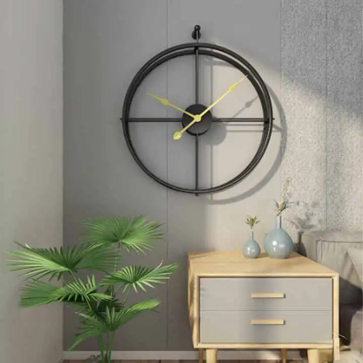 18 Inch Black I Wall Clock