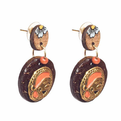 Princess-I' Handcrafted Tribal Wooden Earrings - Fashion & Lifestyle - 3