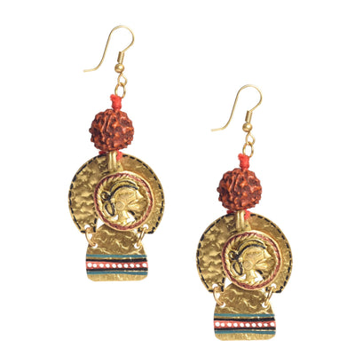Golden Queen Handcrafted Tribal Earrings - Fashion & Lifestyle - 3