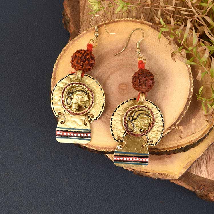 Golden Queen Handcrafted Tribal Earrings - Fashion & Lifestyle - 1