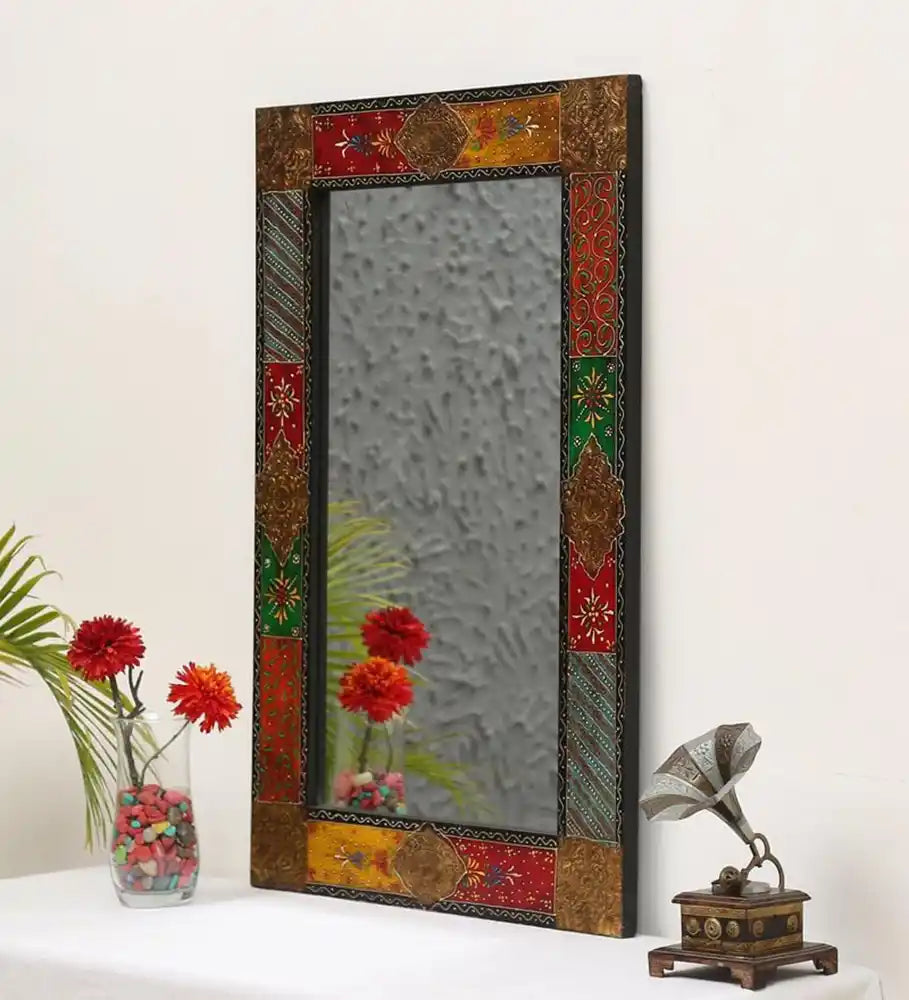 Reflections of Rajasthan Mirror (24in x 1in x 35in) - Home Decor - 2