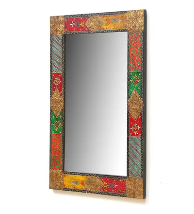 Reflections of Rajasthan Mirror (24in x 1in x 35in) - Home Decor - 5