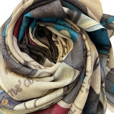 World Traveller Printed Stole - Lifestyle Accessories - 2