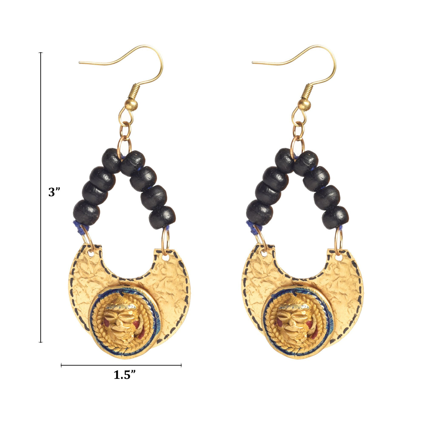 The Moon Queen Handcrafted Tribal Earrings - Fashion & Lifestyle - 5