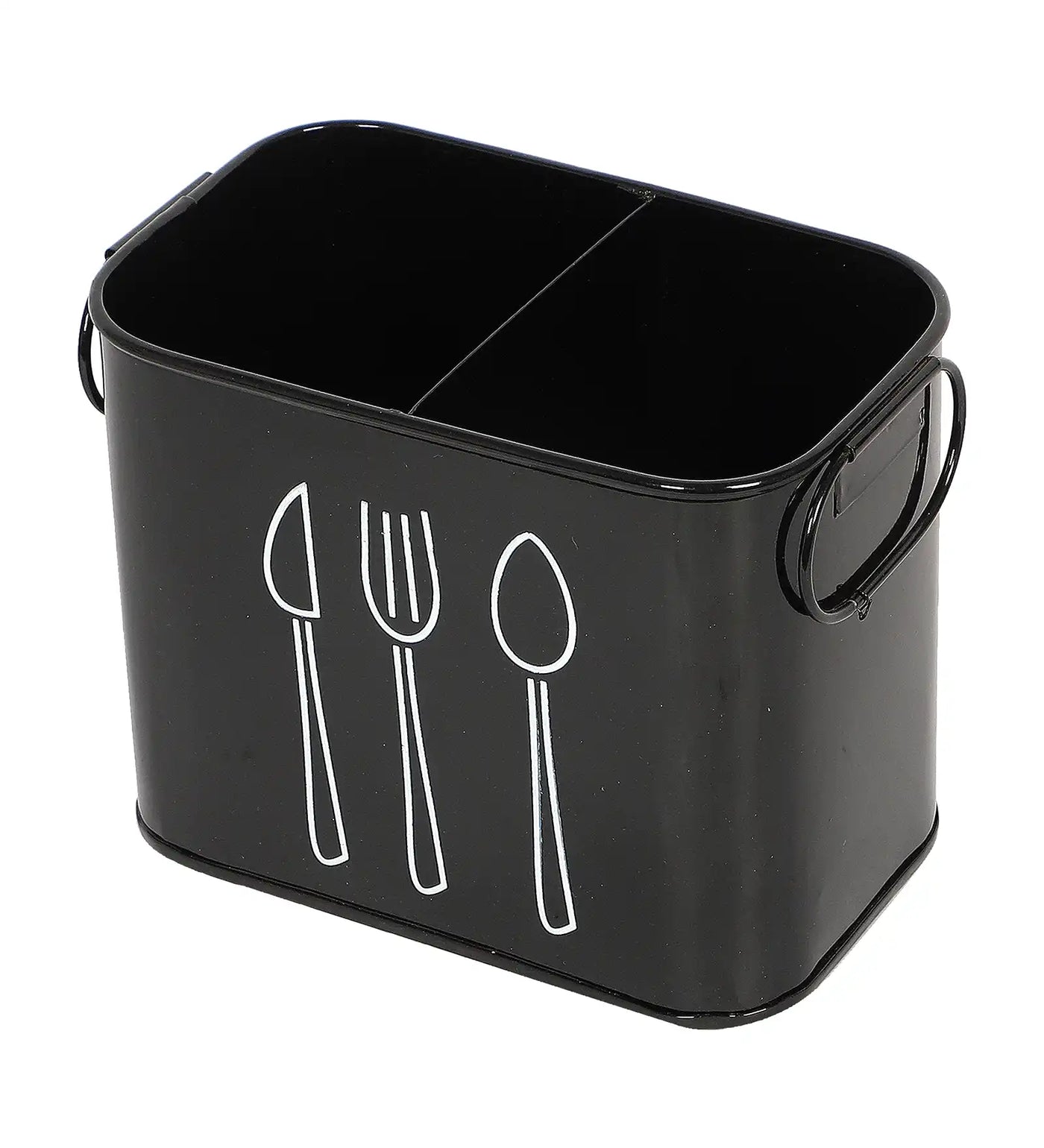 Black Cutlery Stand Set of 2