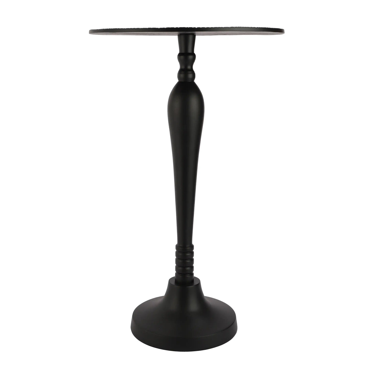 The Carla Side Table in Classical design in Raw Black Finish 61-177-48-3