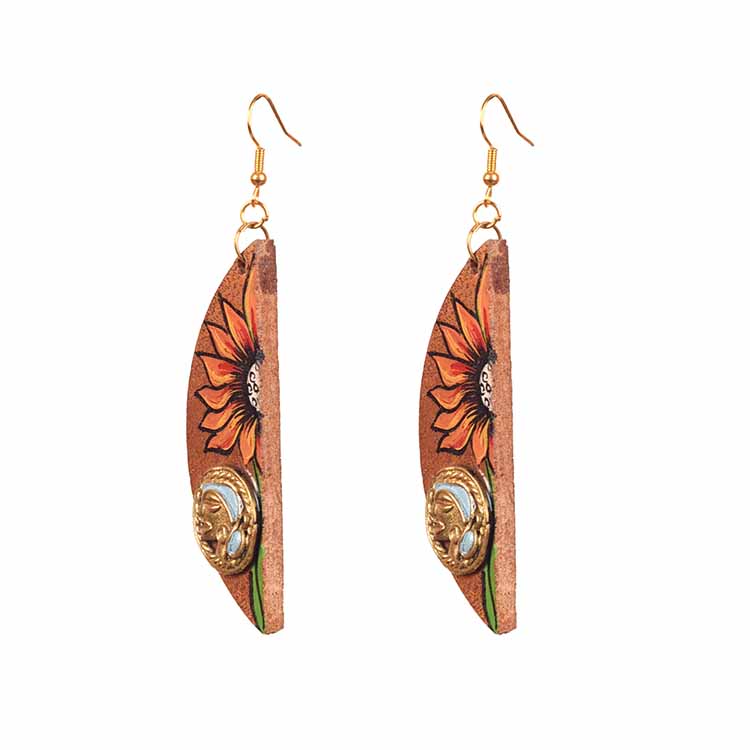 Butterfly-XII' Handcrafted Tribal Wooden Earrings - Fashion & Lifestyle - 4