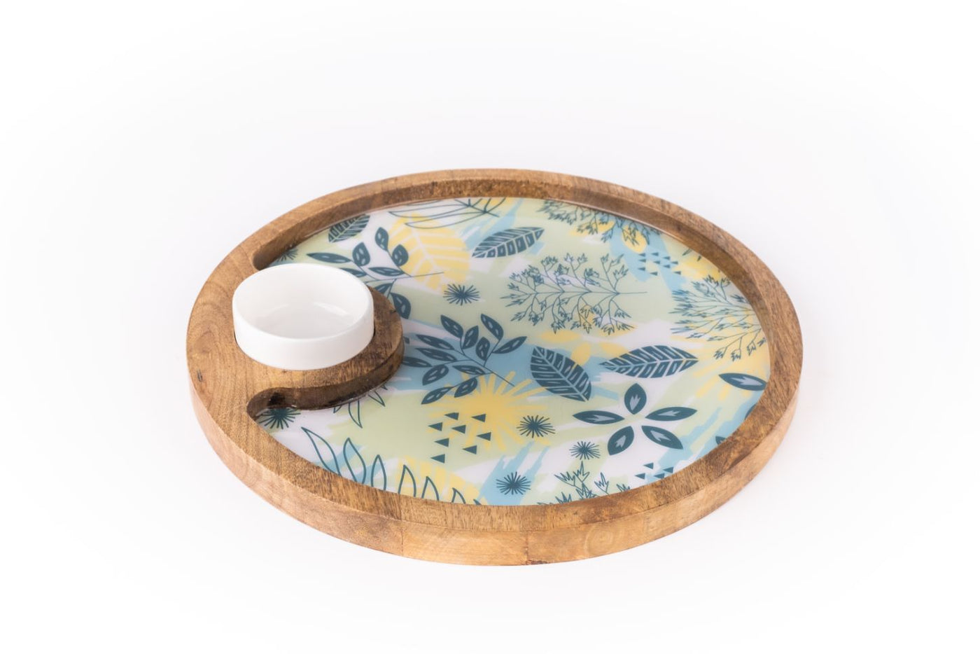 Chip and Dip Tropical Green Round  - Dining & Kitchen - 3