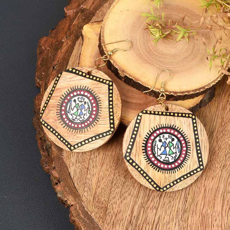The Pentagon Handcrafted Tribal Earrings - Fashion & Lifestyle - 1