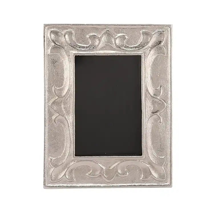 Leaf Pattern Photo Frame Silver Small Size- 52-884-21-1
