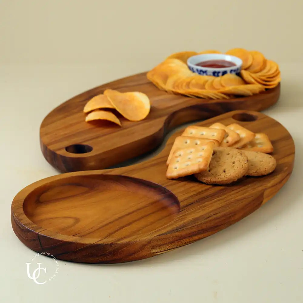Chopping Board/ Platter with Collector Bowl - Dining & Kitchen - 4