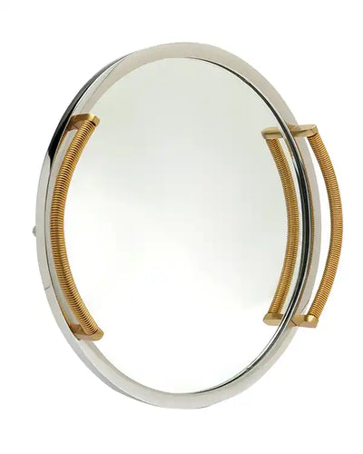 Allie Mirror Tray Gold Silver Large Size 52-449-40-1