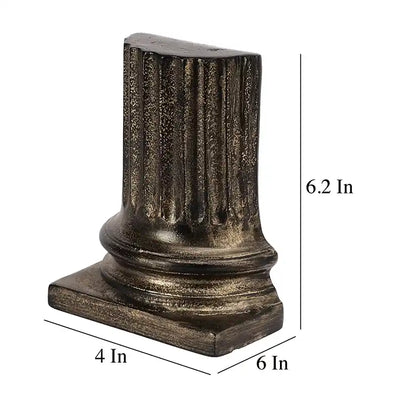 Relic Gold Pillar Bookend - 72-245-16-RG