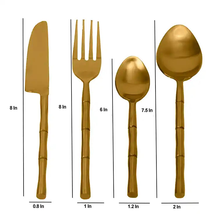 Bamboo Elegance Cutlery Set 80-001-21