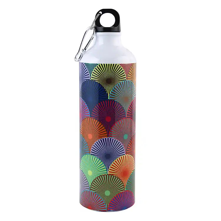 Beautiful Attractive Colourful Printed Design Sipper Water Bottle Aluminium 750 ml