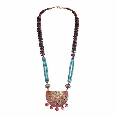 Butterflies in Backyard' Handcrafted Tribal Dhokra Necklace - Fashion & Lifestyle - 4
