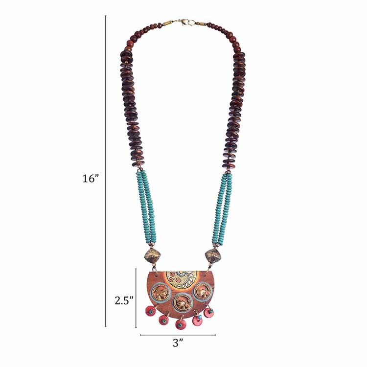 Butterflies in Backyard' Handcrafted Tribal Dhokra Necklace - Fashion & Lifestyle - 5