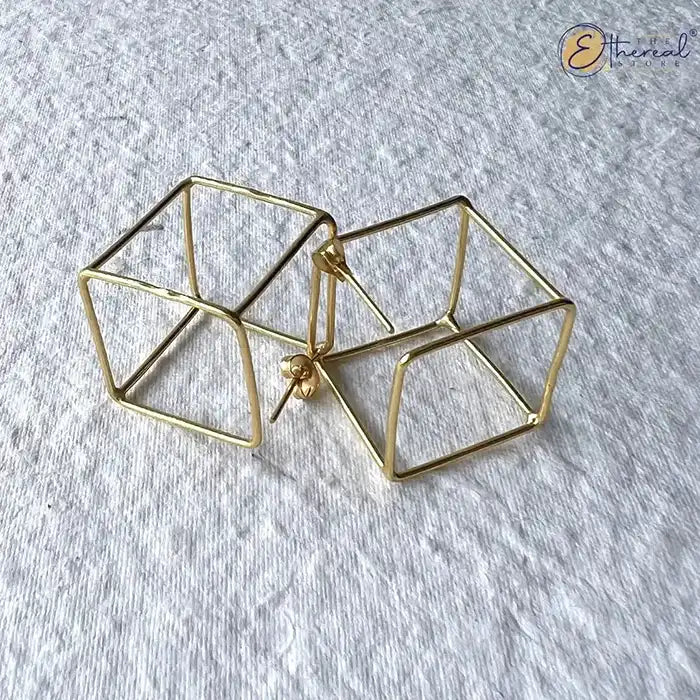 Cube Studs - Lifestyle Accessories - 3