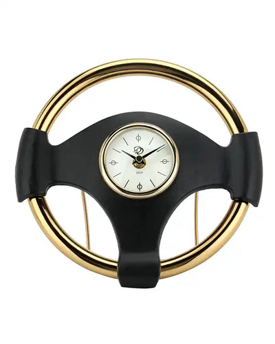 Wheel Steel Clock Gold Clock- 61-035-26-2