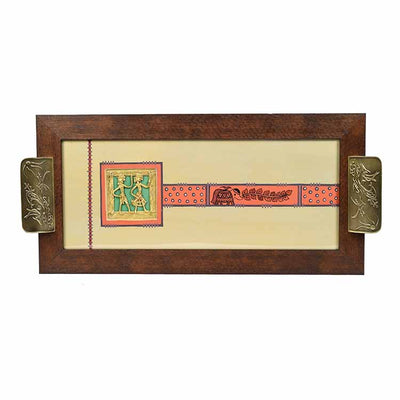 Wooden Rectangle Serving Tray (19 x 8.5 x 1.4") - Dining & Kitchen - 2