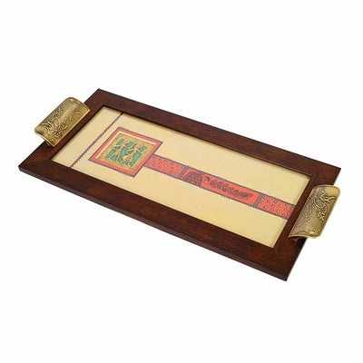 Wooden Rectangle Serving Tray (19 x 8.5 x 1.4") - Dining & Kitchen - 3