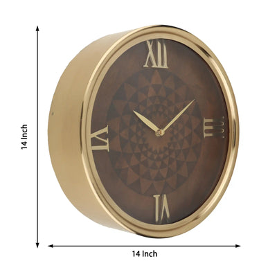 Luxe Woodcraft Wall Clock 61-111-36-3