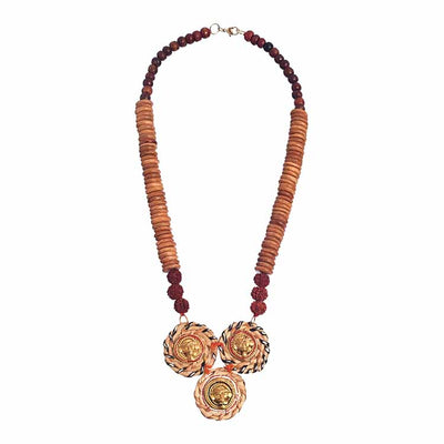 The Monks' Handcrafted Tribal Dhokra Necklace - Fashion & Lifestyle - 4