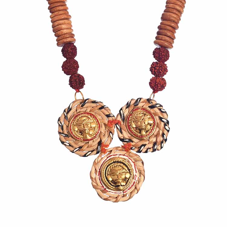 The Monks' Handcrafted Tribal Dhokra Necklace - Fashion & Lifestyle - 2