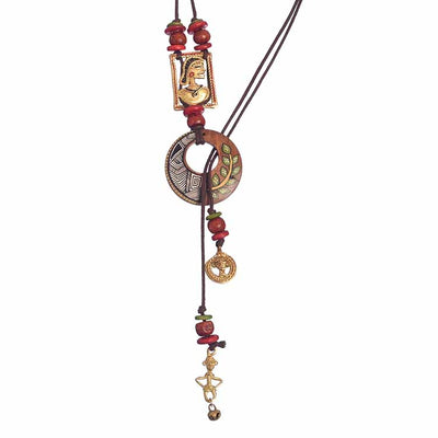 Cleopatra' Handcrafted Tribal Dhokra Necklace - Fashion & Lifestyle - 2