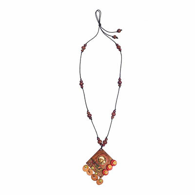 Queen of Wisdom' Handcrafted Tribal Dhokra Necklace - Fashion & Lifestyle - 4