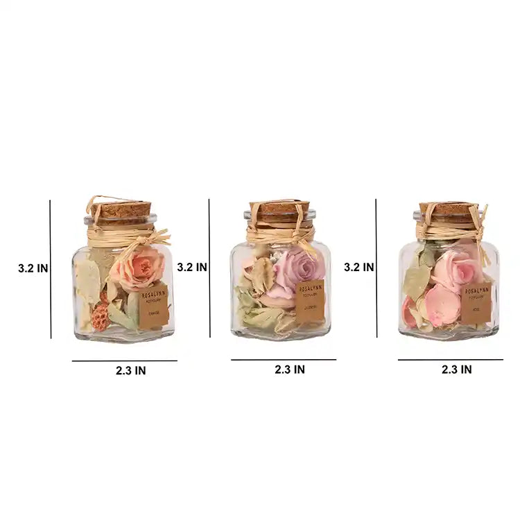 Lea Dried Floral Potpourri Set of 3 (Small) 80-037-038