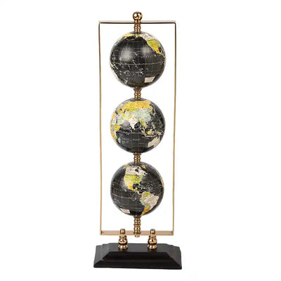 Vertical Triple Golden Globe Stand 44-379-21-3
