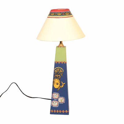 Madhubani Handpainted Table Lamp - Decor & Living - 2