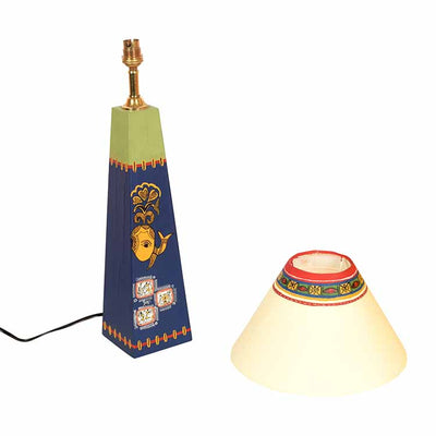 Madhubani Handpainted Table Lamp - Decor & Living - 3
