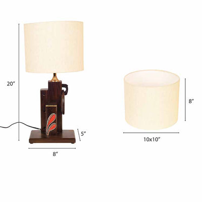 Walnut Flowers Table Lamp - Decor & Living - 5