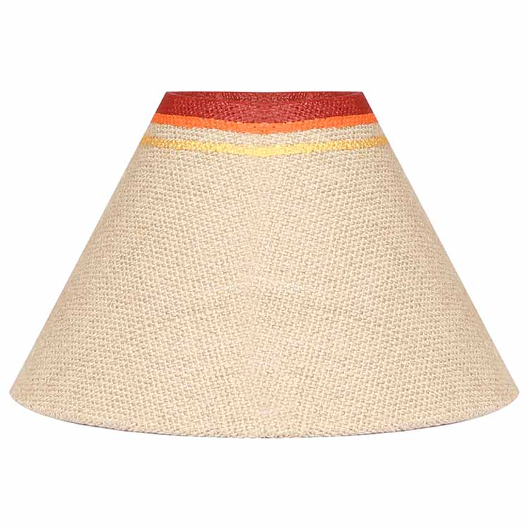 Table Lamp Earthen Handcrafted with Brown Shade (8.1x13") - Decor & Living - 4