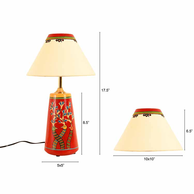 Chirping Birds Pyramid Table Lamp - Decor & Living - 5