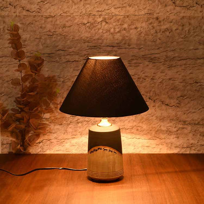 Midnight's Secret Table Lamp with Shade (10x10x14") - Decor & Living - 2
