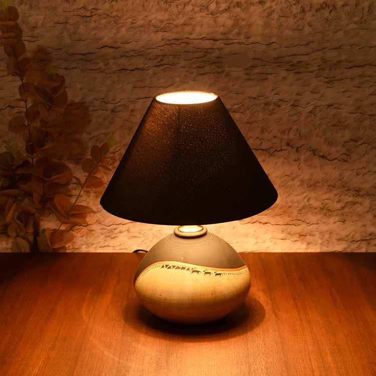Midnight's Secret Table Lamp with Shade (10x10x12.2") - Decor & Living - 2
