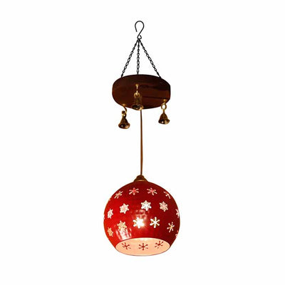 Star-1 Dome Shaped Pendant Lamp in Red - Decor & Living - 2