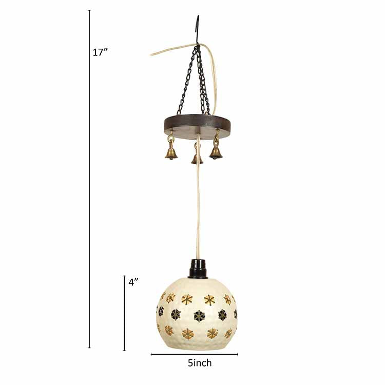 Star-1 Dome Shaped Pendant Lamp in White - Decor & Living - 5