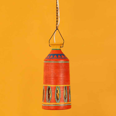 Roma-A Terracotta Pendant Lamp in Gilded Orange - Decor & Living - 2