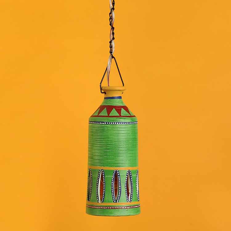 Roma-D Terracotta Pendant Lamp in Lemon Green - Decor & Living - 2