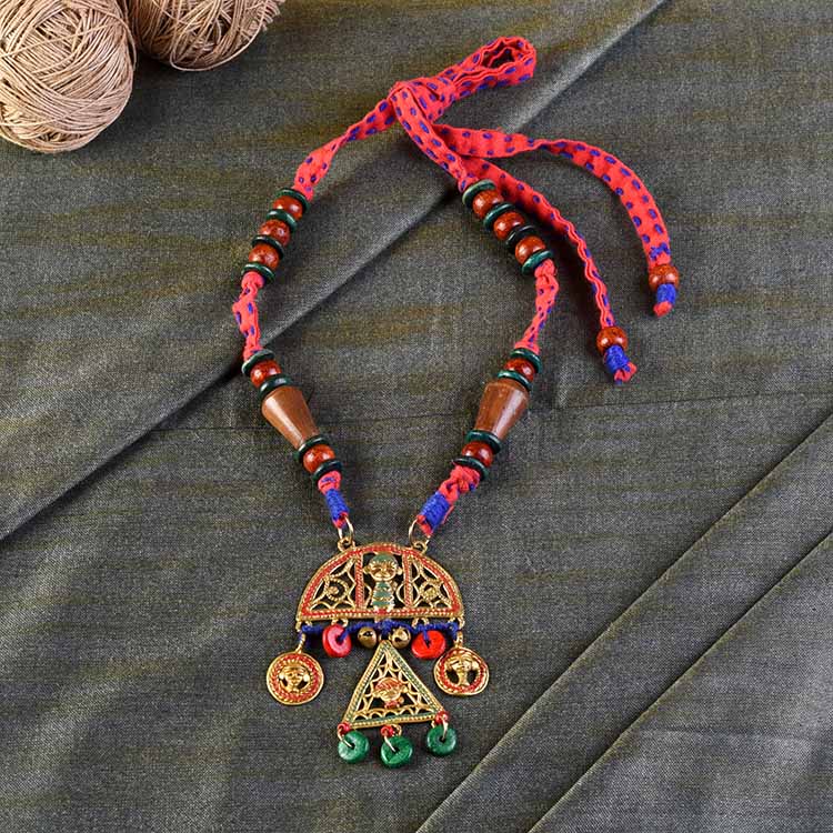 The Royal Family Handcrafted Tribal Dhokra Necklace - Fashion & Lifestyle - 1