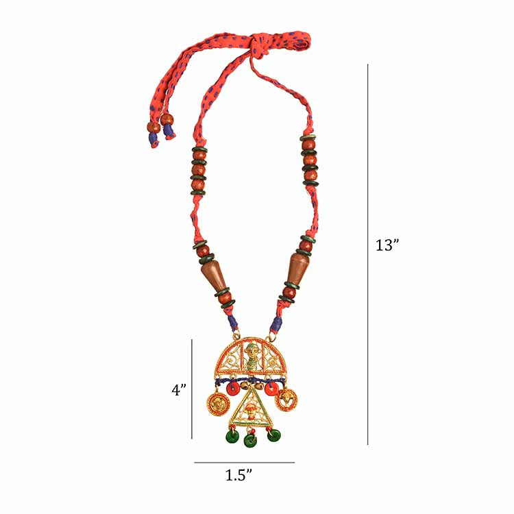 The Royal Family Handcrafted Tribal Dhokra Necklace - Fashion & Lifestyle - 5