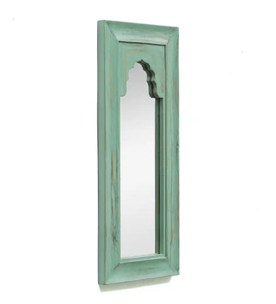 Avel Minaret Wall Mirror Olive Green (10in1in x 24in) - Home Decor - 3